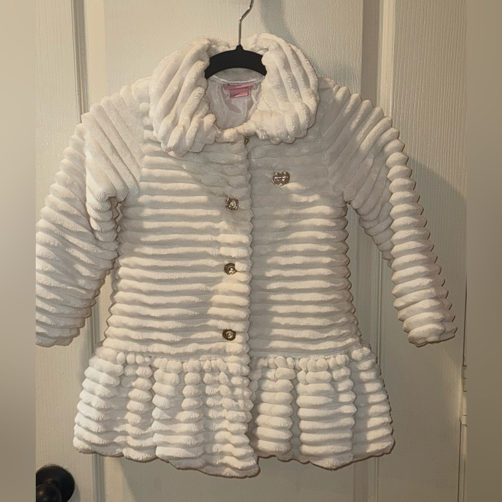 Girls Juicy Couture Textured Coat Size 5